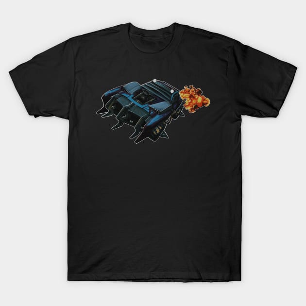 Blue Rocket League Car with Boost T-Shirt by Sunriya